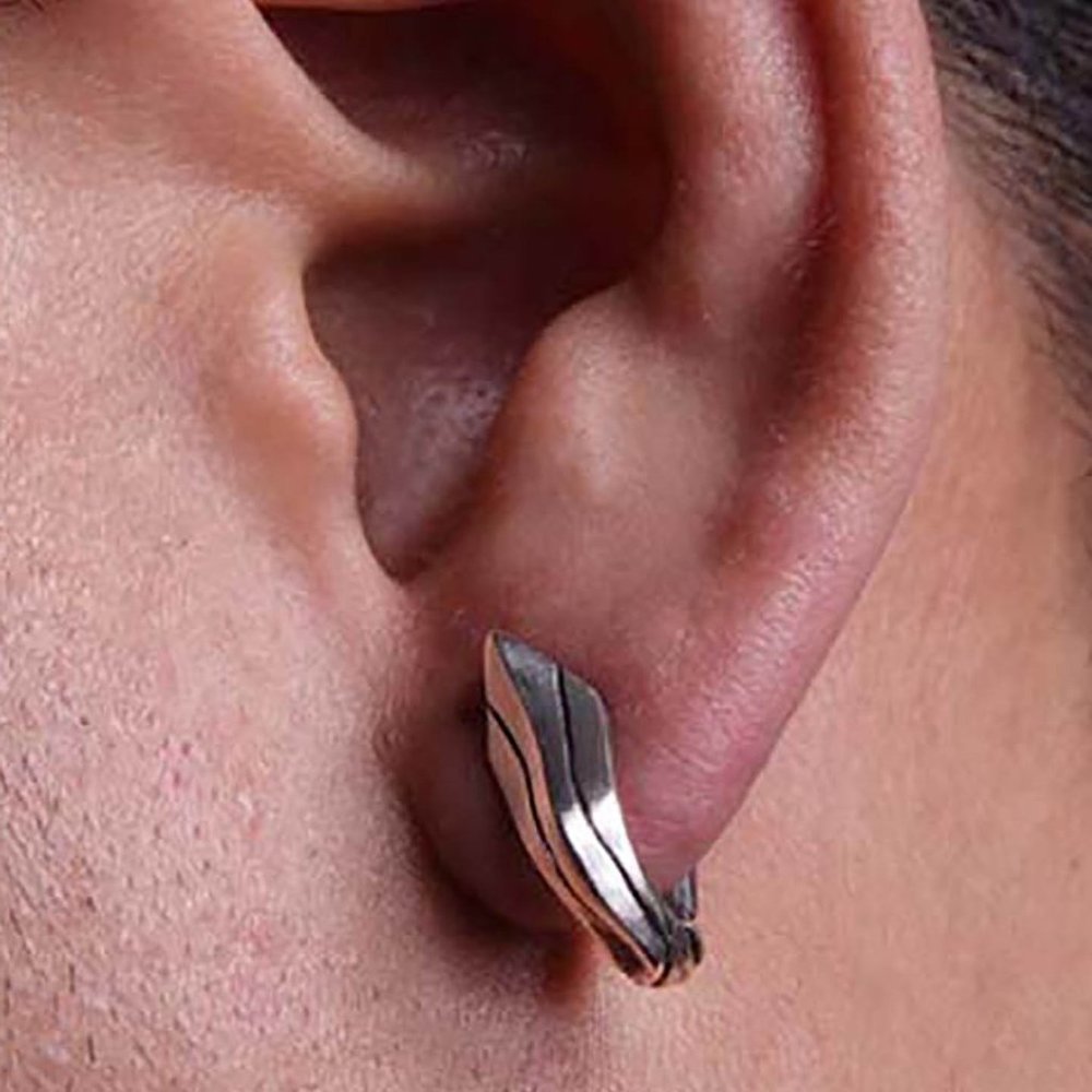 2 Abnormal Sides Single Abnormal Pierce Earring